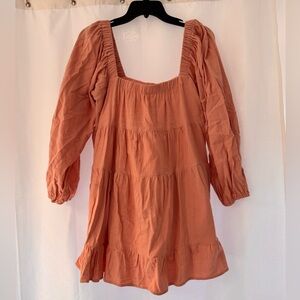 Red Dress Boutique Salmon / Pink Ruffled Dress